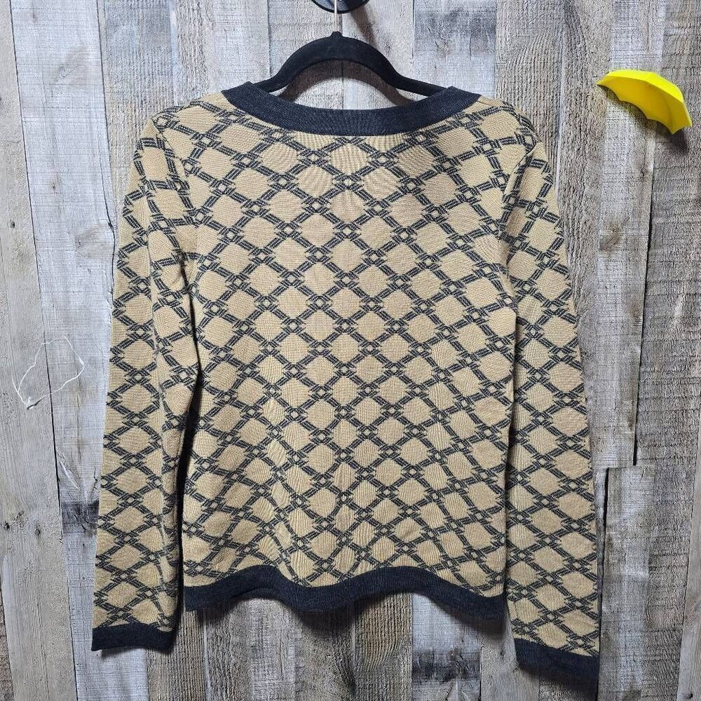 Pendleton Tan And Black Diamond Lattice Woven Mer… - image 3